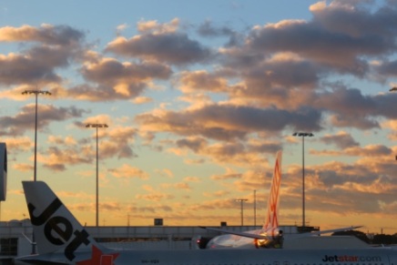 sydney airport early morning